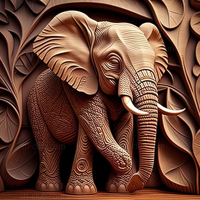 3D model st Elephant from Dumbo (STL)